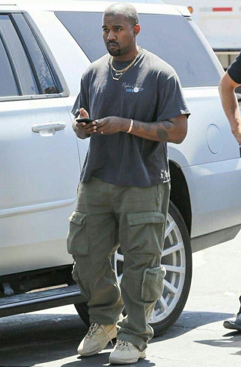 Kanye West wearing Cargo pants