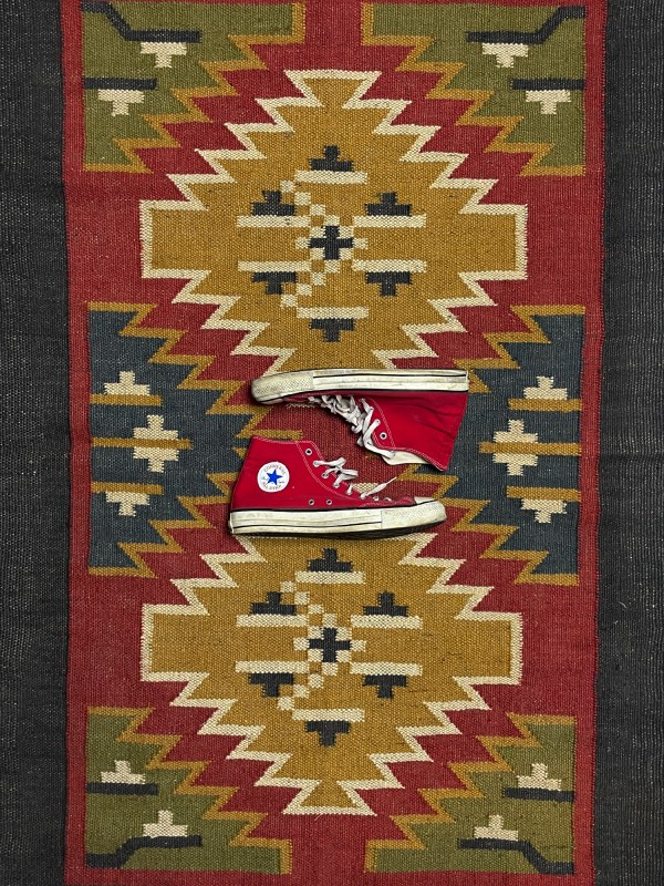 70s Converse High top Red (US12)