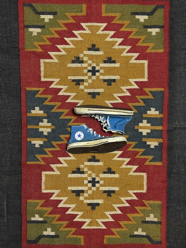 70s Converse High top Blue (US12)