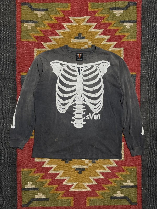 Saint Michael x Vlone (Misfits skeleton homage) Tee (L)